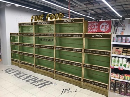 Regál na potraviny - fine food od JPL